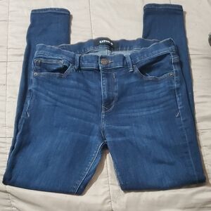 Express Women's Blue Jean Legging